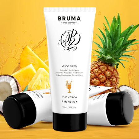 GEL GLISSANT À L'ALOE VERA SAVEUR PINA COLADA 100 ML